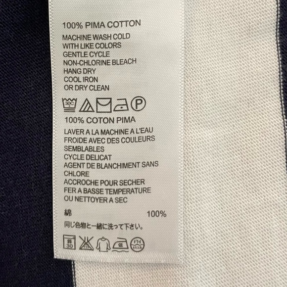 Tommy Bahama Striped Shift Pima Cotton Dress - Picture 8 of 9